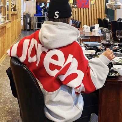 シュプリーム 22fw Sロゴ ツノ デビル パーカー フーディー Hooded