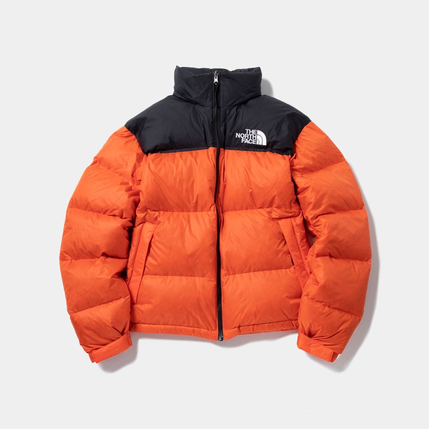 THE NORTH FACE ダウンジャケット ヌプシ　オレンジカモフラージュ THE NORTH FACE ダウンジャケット M オレンジカモ - メルカリ