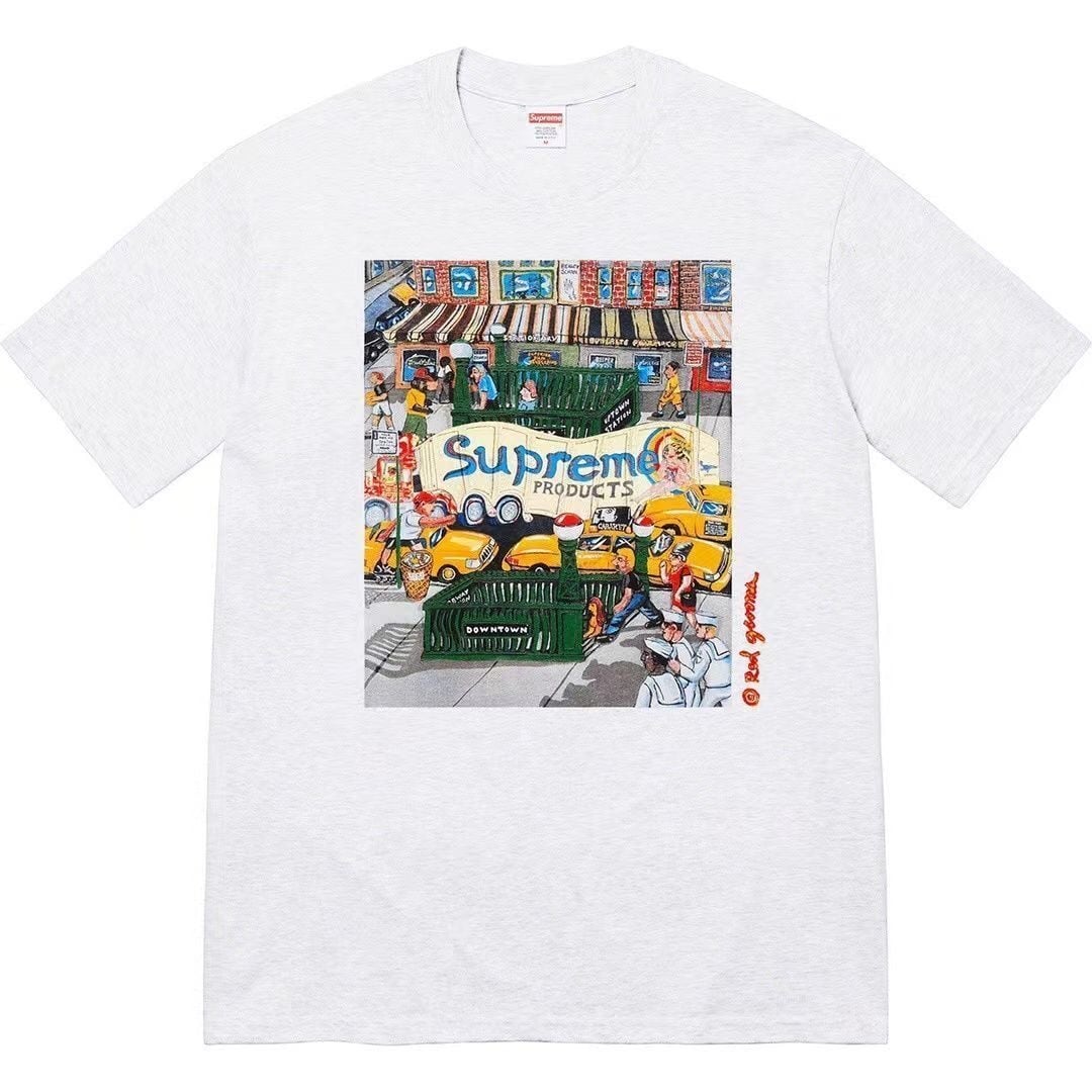 シュプリーム SUPREME 22SS Manhattan Tee ボックスロゴ Tシャツ