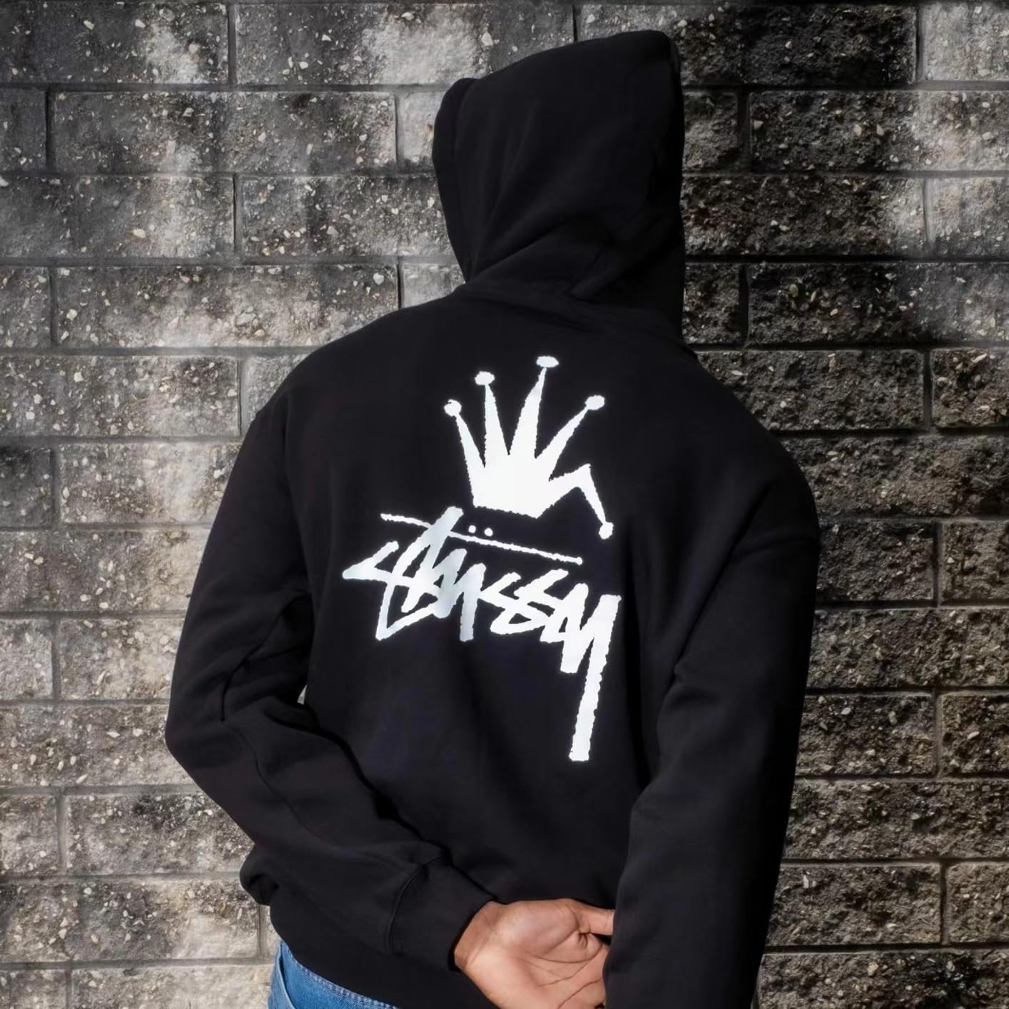 ステューシー STUSSY メンズ パーカー クラウンモチーフ