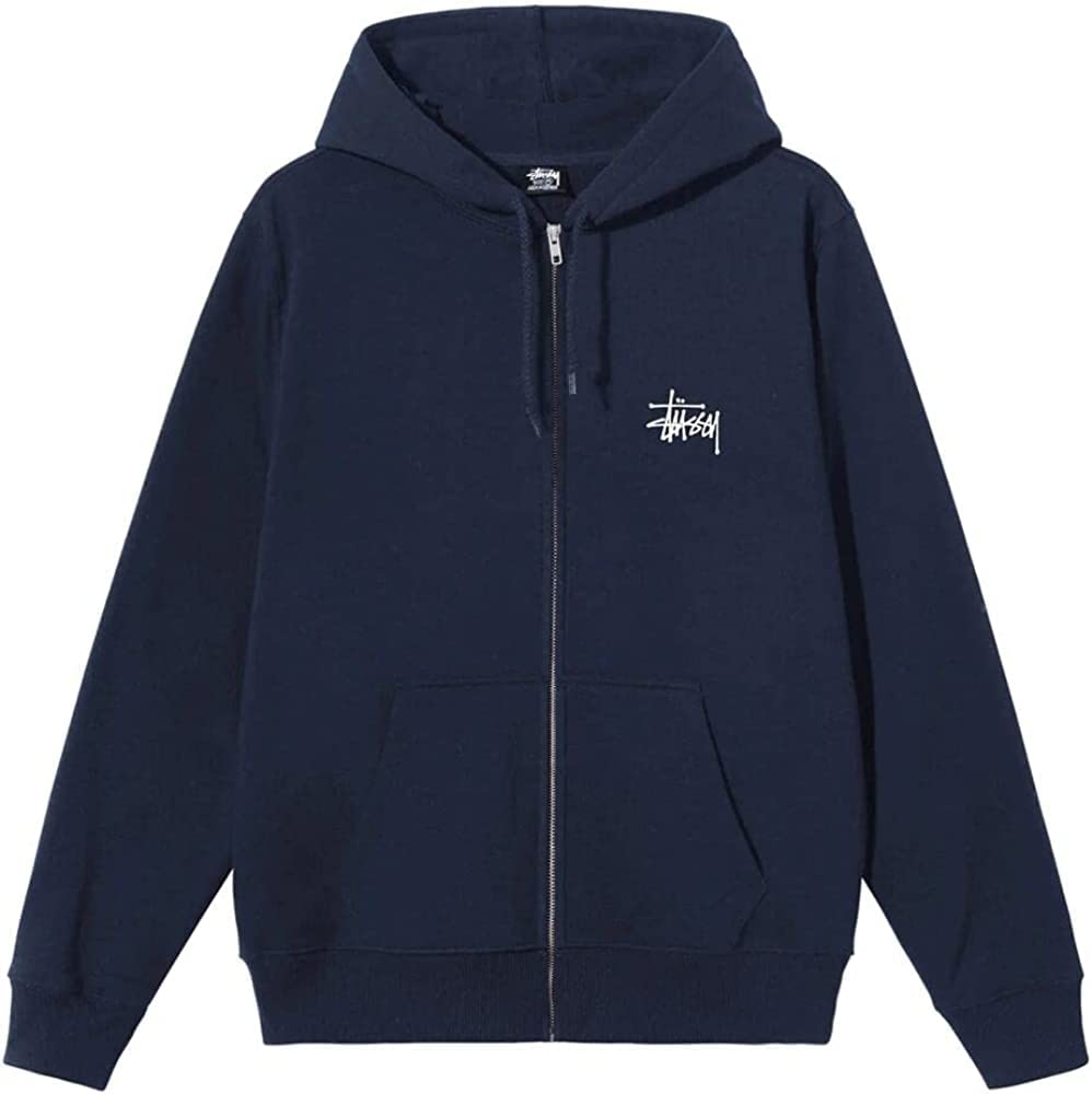 ステューシー] BASIC ZIP HOOD ジップアップ スウエットパーカー