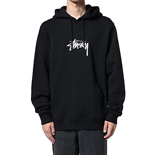 ステューシー] STOCK LOGO APP.(APPLIQUE) HOODIE (118391) スウェット