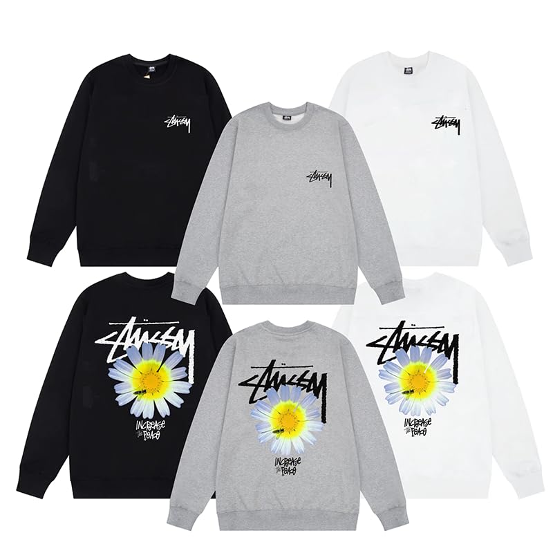 STUSSY ステューシー ラウンドネック スウェットシャツ デイジー