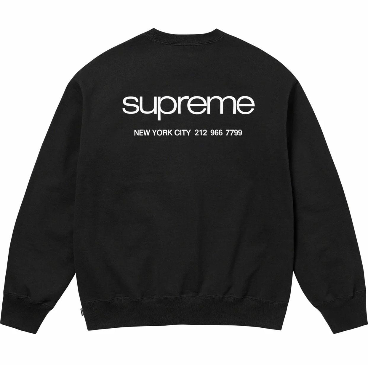 Supreme Stacked 黒 スウェット トレーナー Supreme Stacked Crewneck - 海外通販のBUYMA