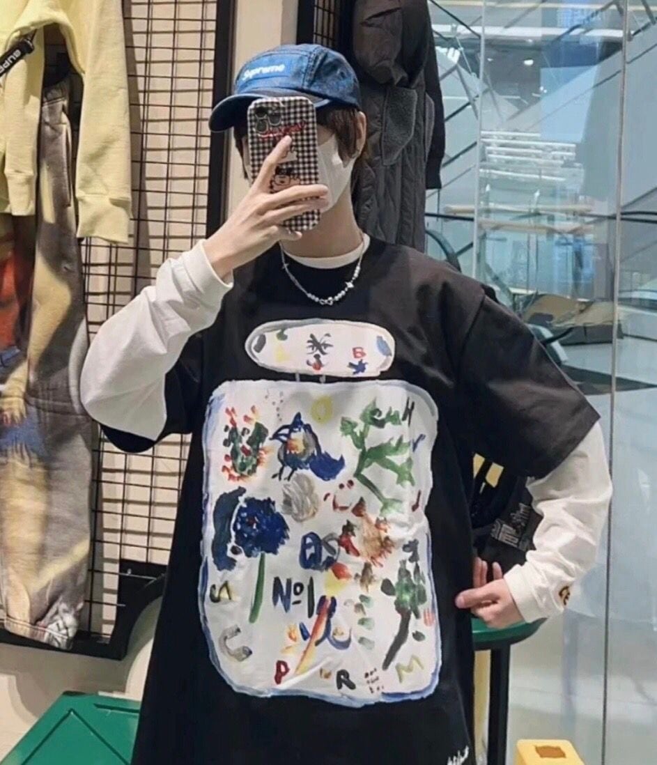 シュプリーム☆ビッグロゴ 希少 L 半袖Tシャツ 最高デザイン 8758希少L