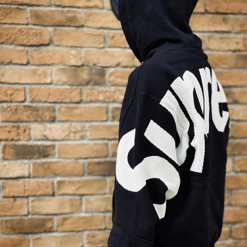 SUPREMEシュプリーム 23SS Cropped Panels Hooded Sweatshirt SUPREMEシュプリーム 23SS Cropped Panels Hooded Sweatshirt