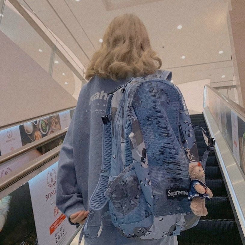 Supreme シュプリームCordura SS20 Blue Chocolate Chip Camo