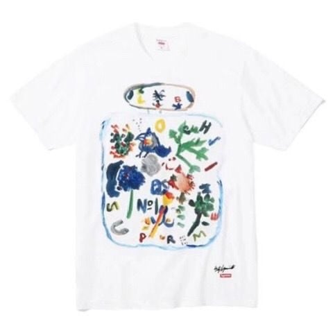 8758【希少Lサイズ】シュプリーム☆ビッグロゴ人気カラーtシャツ シュプリーム☆ビッグロゴ 希少 L 半袖Tシャツ 最高デザイン 8758希少L