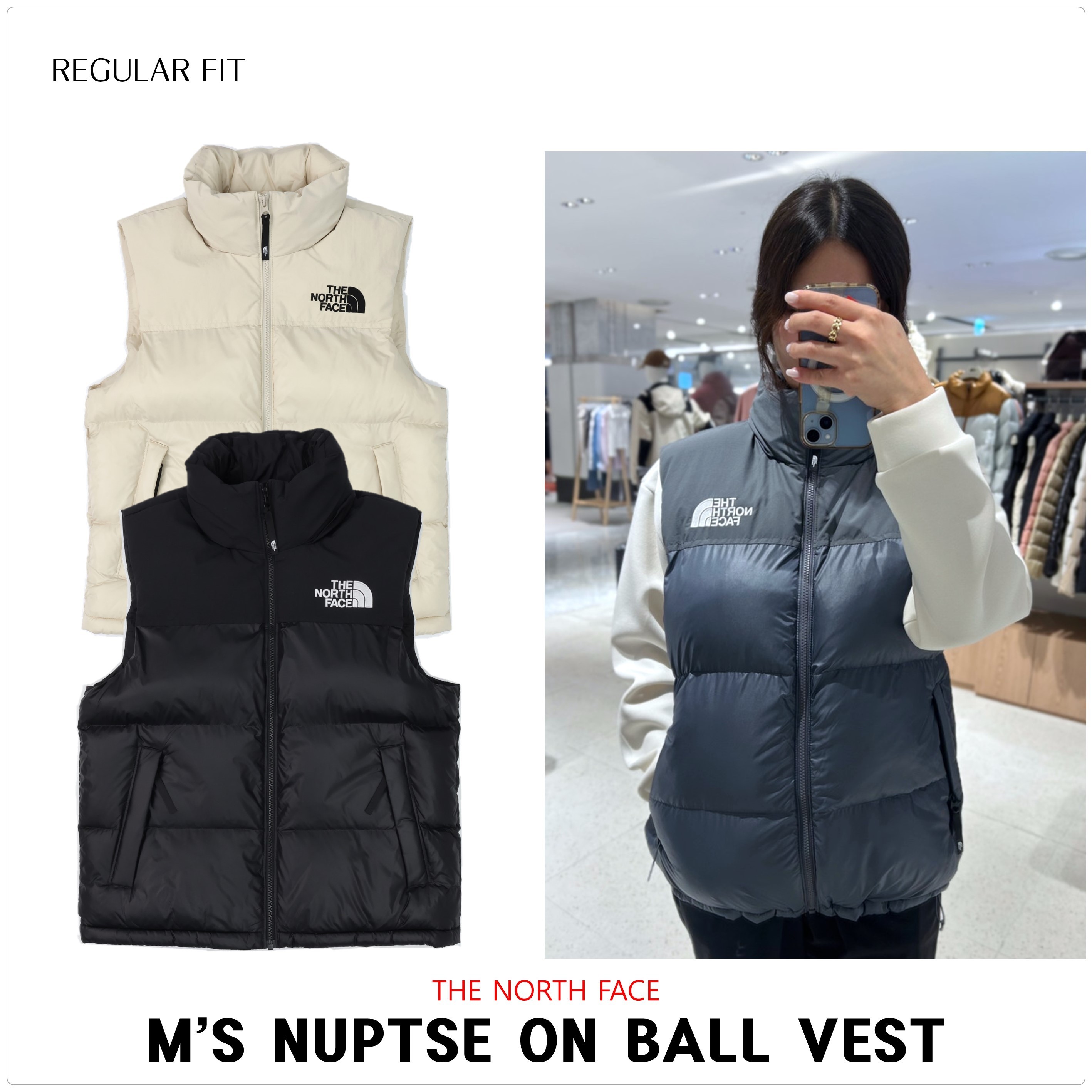 ノースフェイス] レディース NUPTSE ON BALL ベスト☆新作・24AW