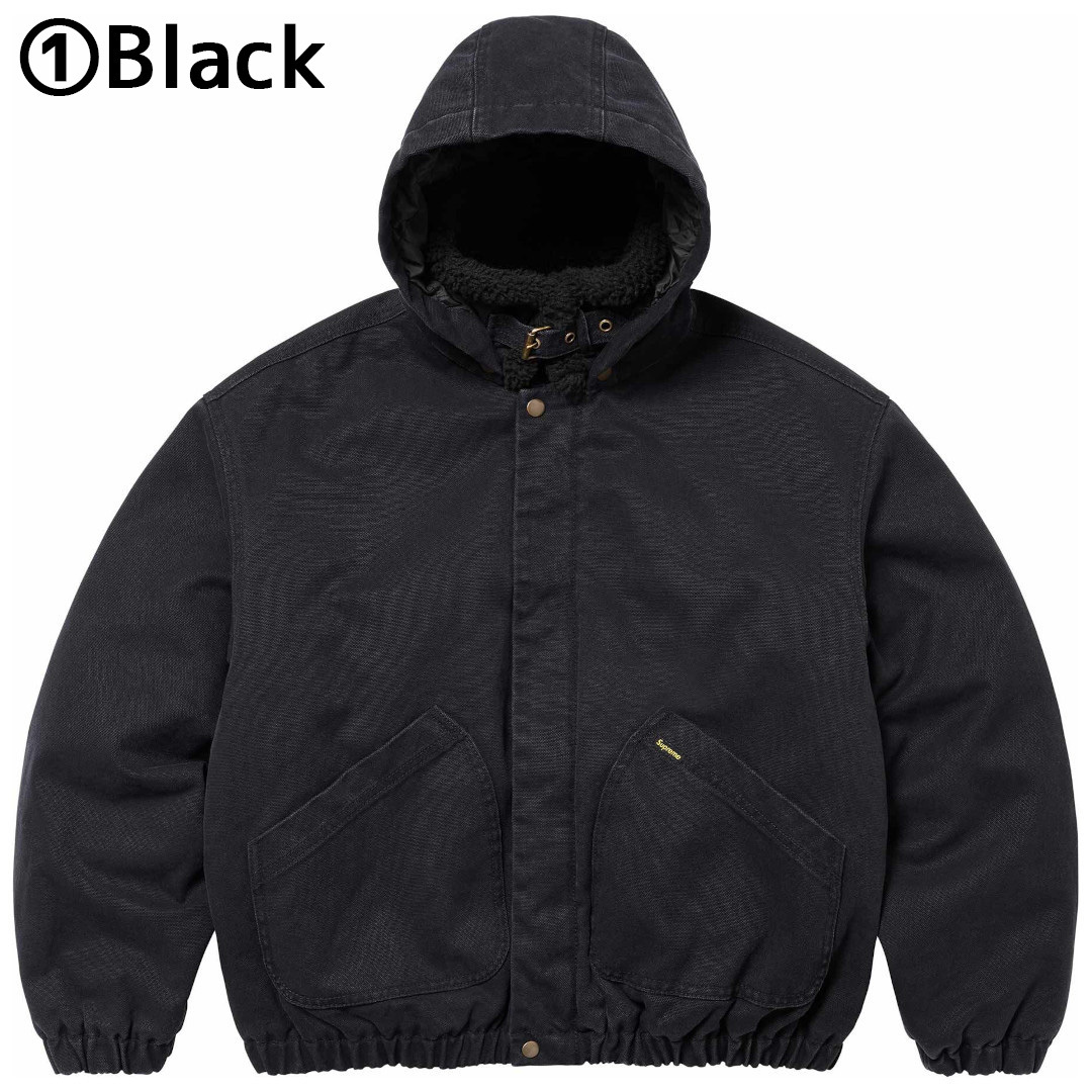 シュプリーム☆フェイクシアリング裏地付き ボンバージャケット