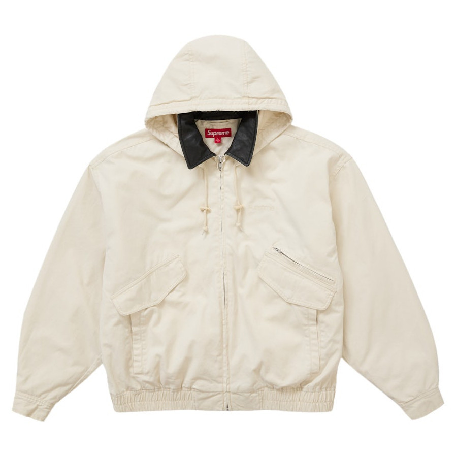 Supreme レザー カラー ユーティリティー ジャケット Supreme シュプリーム 2024AW Leather Collar Utility Jacket レザー
