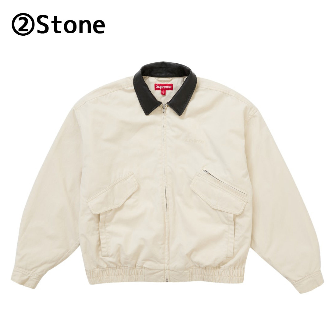 シュプリーム☆定番☆レザーカラー ユーティリティジャケット
