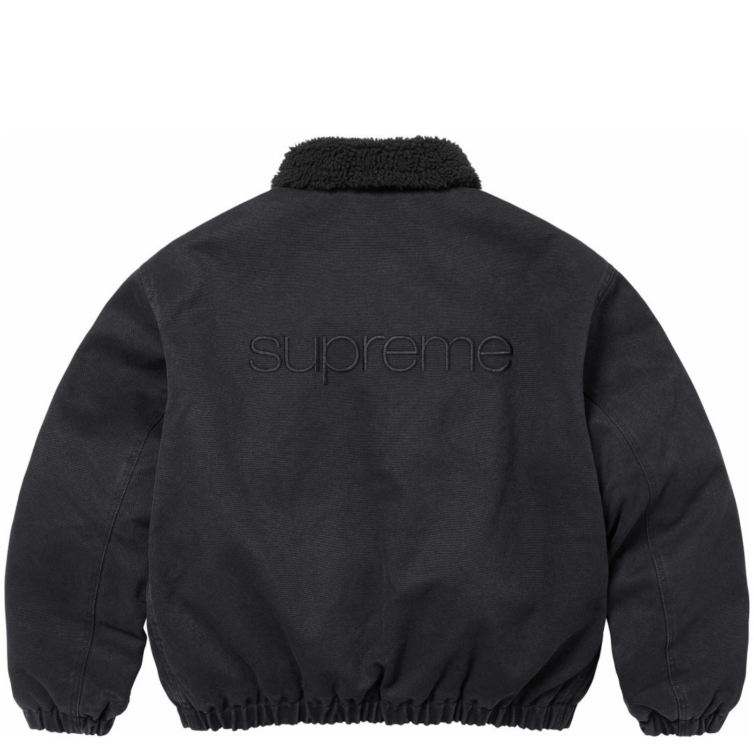 シュプリーム☆フェイクシアリング裏地付き ボンバージャケット