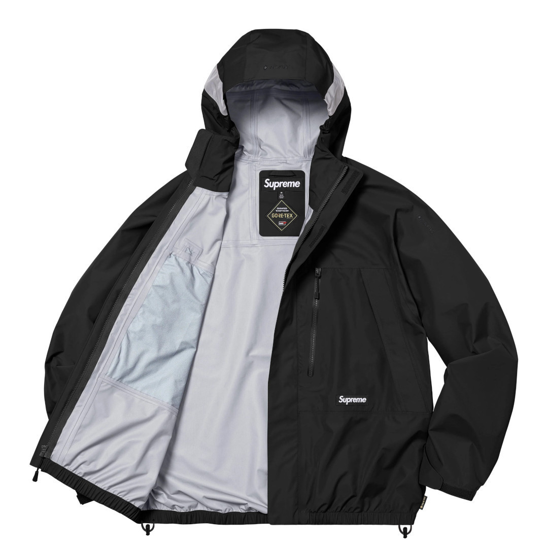 シュプリーム☆反射材付き GORE-TEX テープドシーム シェルジャケット