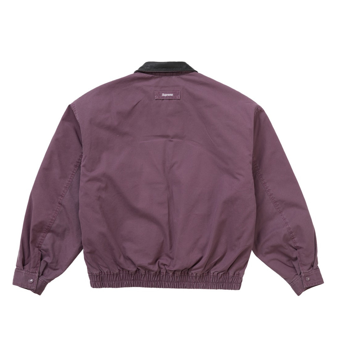 Supreme レザーカラー　ユーティリティージャケット シュプリーム☆定番☆レザーカラー ユーティリティジャケット