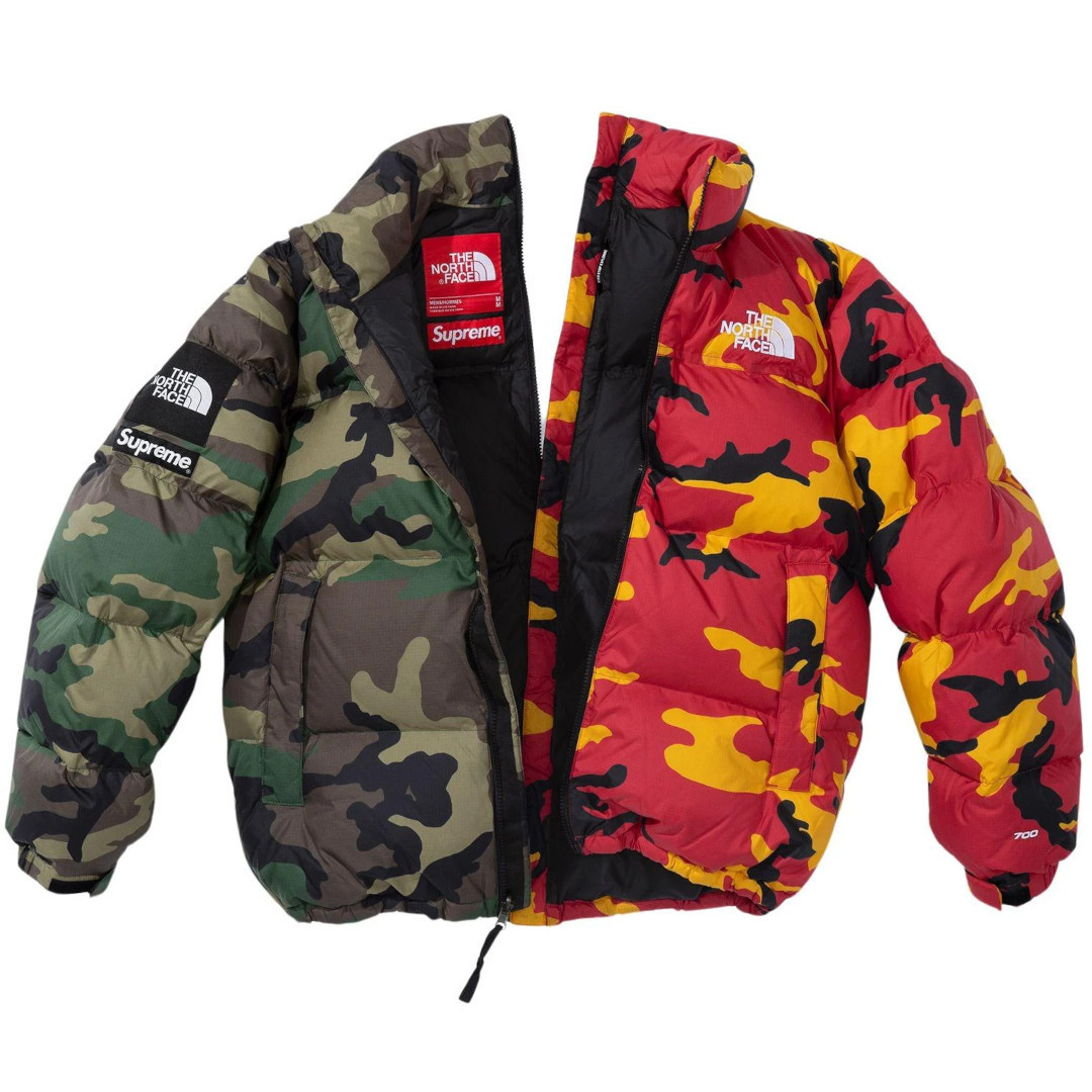 シュプリーム x ザ?ノースフェイス】24SS スプリット ヌプシ