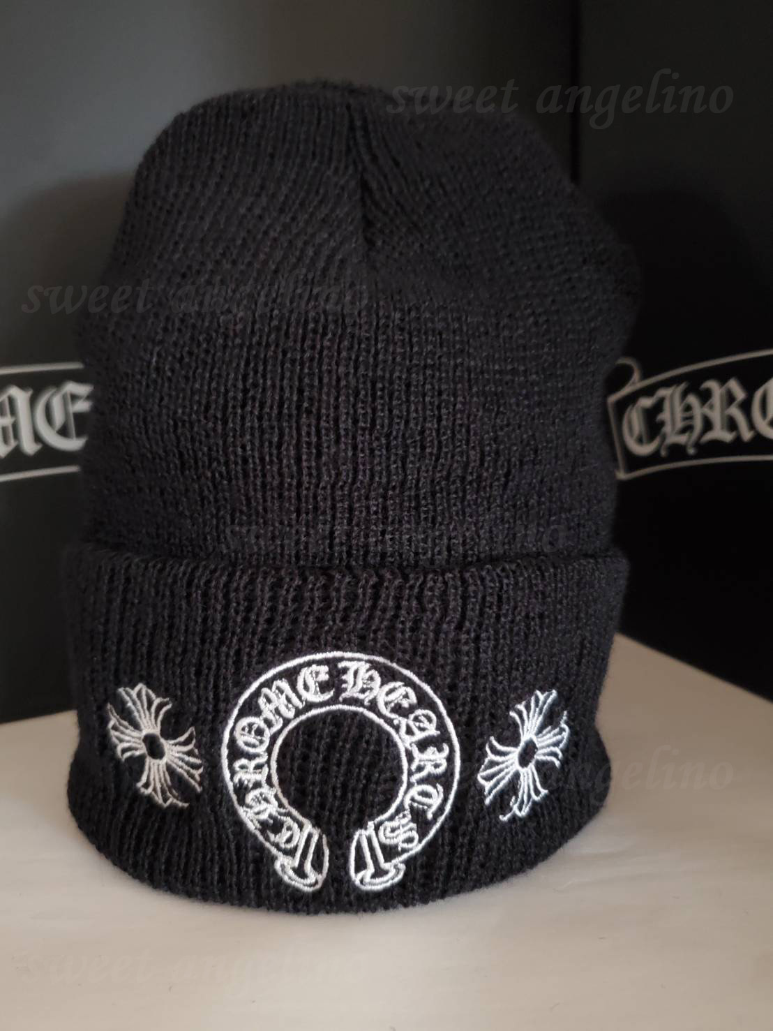 CHROME HEARTS★ホースシュー CHプラス ビーニー ワッチキャップ クロムハーツ☆ホースシュー CHプラス ビーニー ワッチキャップ