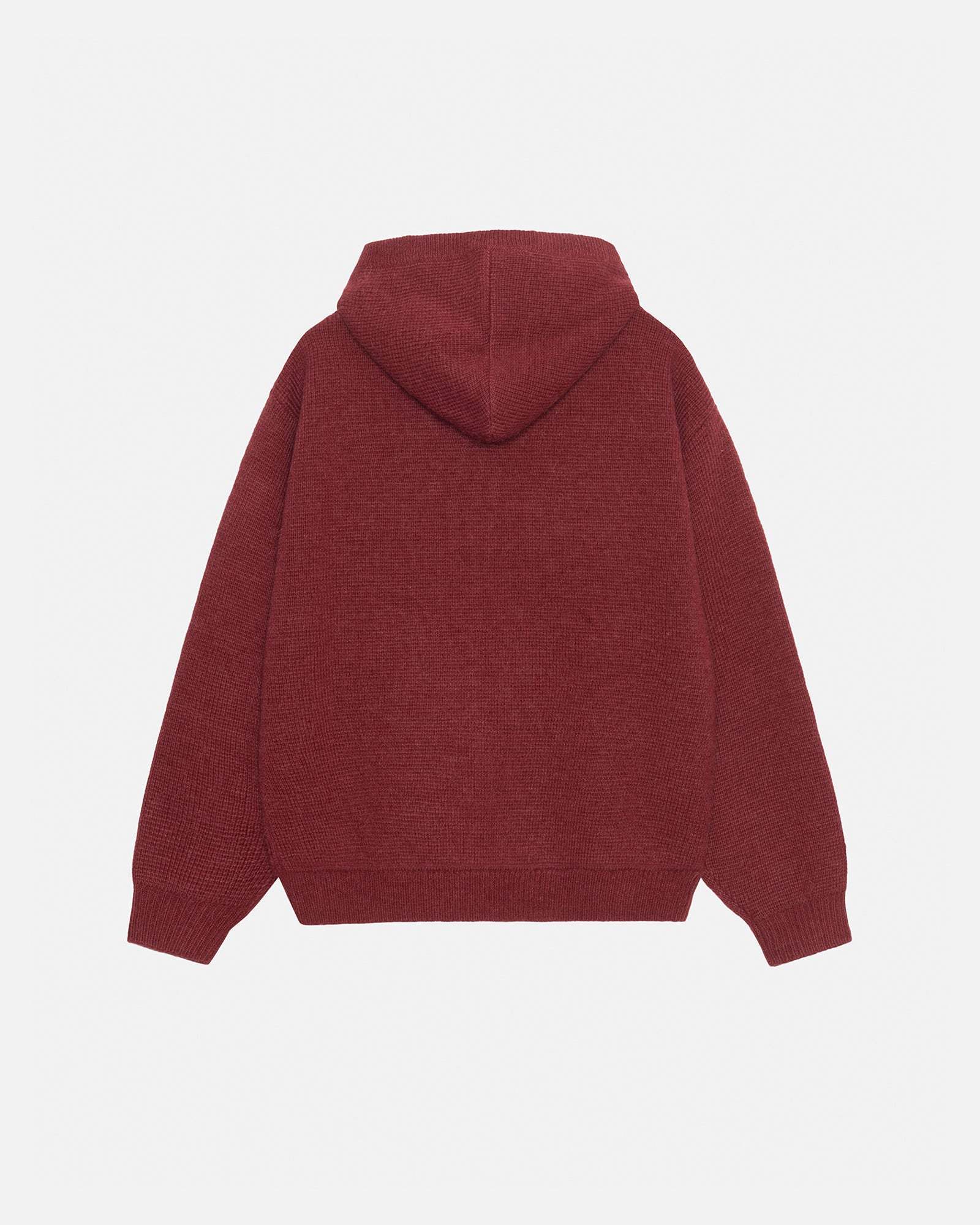 ステューシーFELT PATCH KNIT HOODIE☆パーカー
