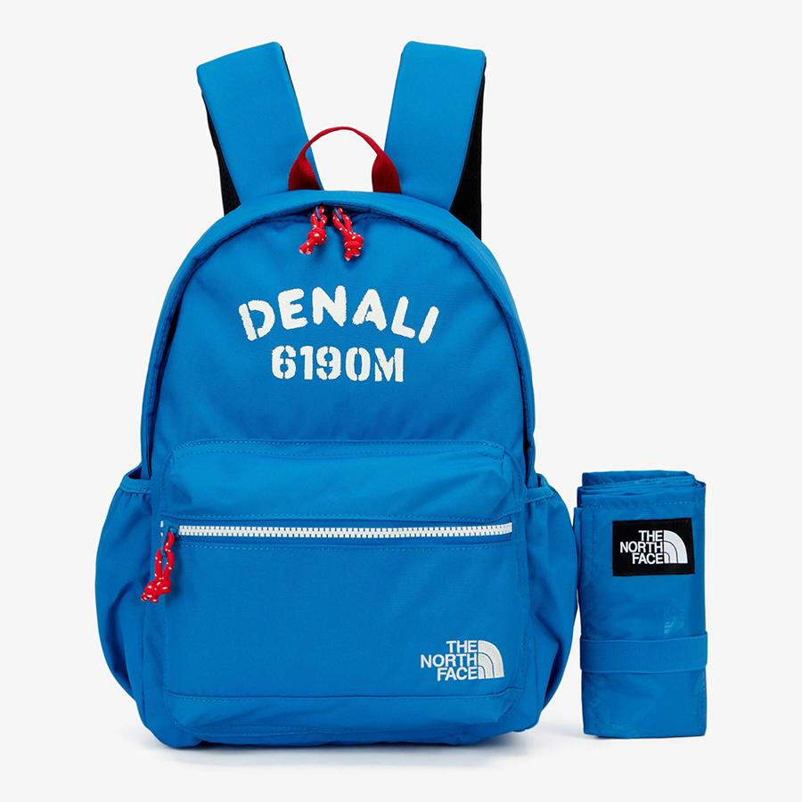 新品タグ付　ノースフェイス　キッズ　リュック　レジャーシート付き　Blue THE NORTH FACE 【2023春夏】THE FACE NMJ72359 K Rectang