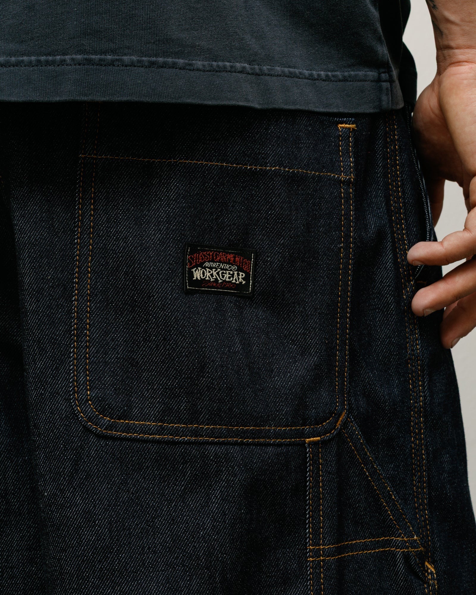 ステューシー】25ss RAW DENIM WORK SHORT