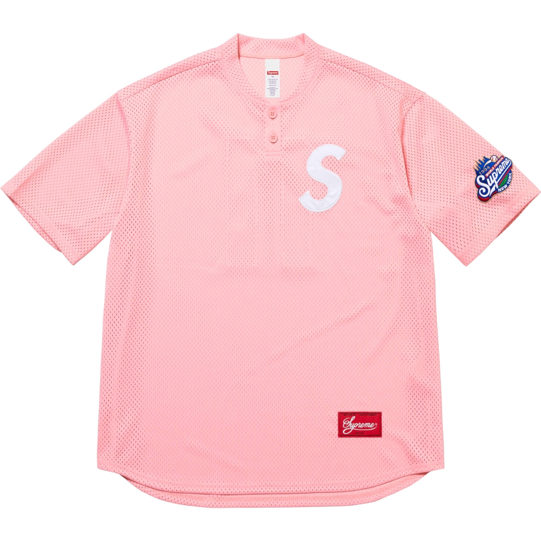 Supreme S Logo Baseball Henley L 半袖シャツ Supreme S Logo Baseball Henley L 半袖シャツ