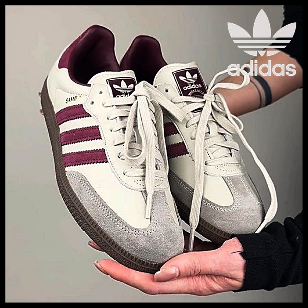 【アディダス Originals】Samba OG Putty Grey Maroon