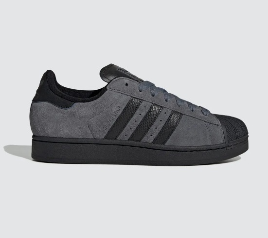 アディダス Superstar II Charcoal Black ユニセックス
