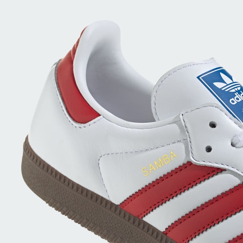 アディダス Samba OG White Better Scarlet