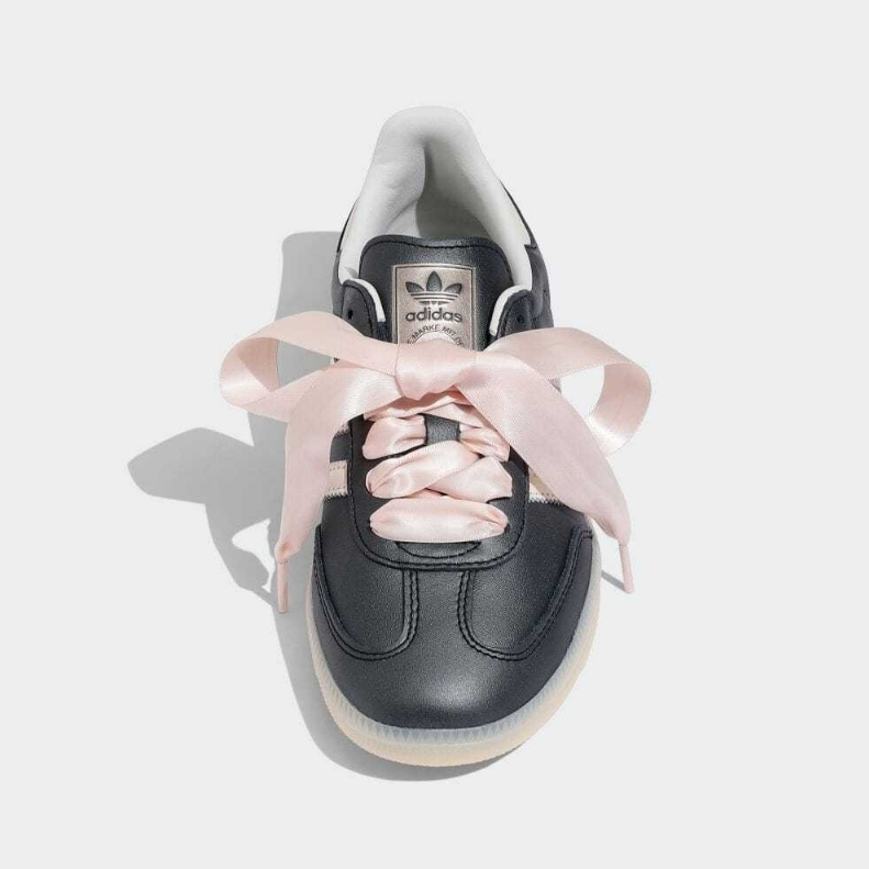 Adidas Samba OG Core Black Off Whiteサンバ リボンレース★