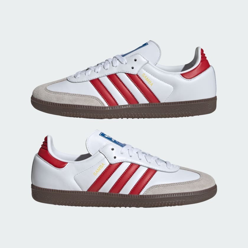 アディダス Samba OG White Better Scarlet