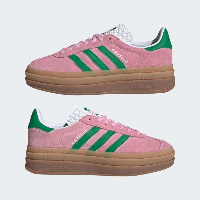アディダス ORIGINALS W Gazelle Bold True Pink Green