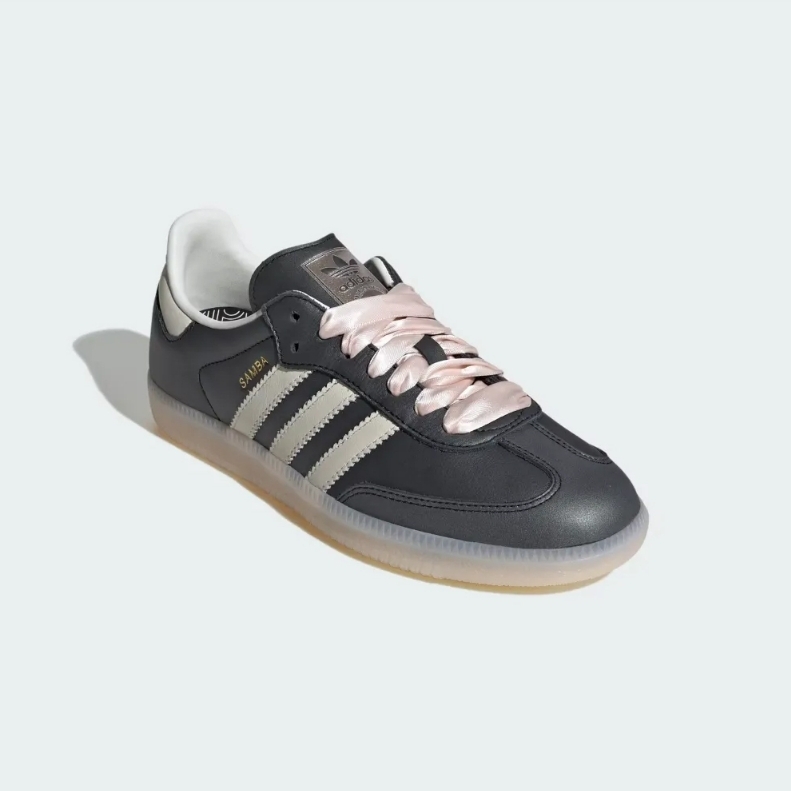 Adidas Samba OG Core Black Off Whiteサンバ リボンレース★
