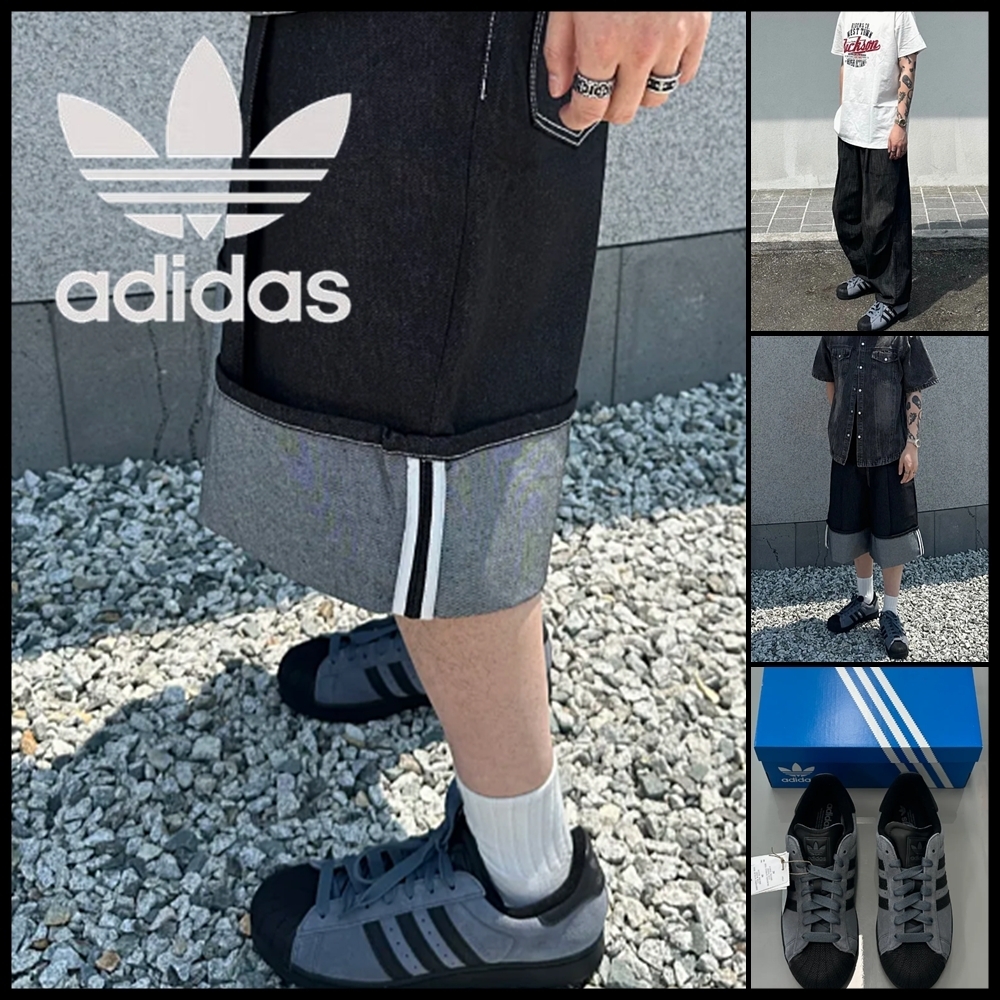 アディダス Superstar II Charcoal Black ユニセックス