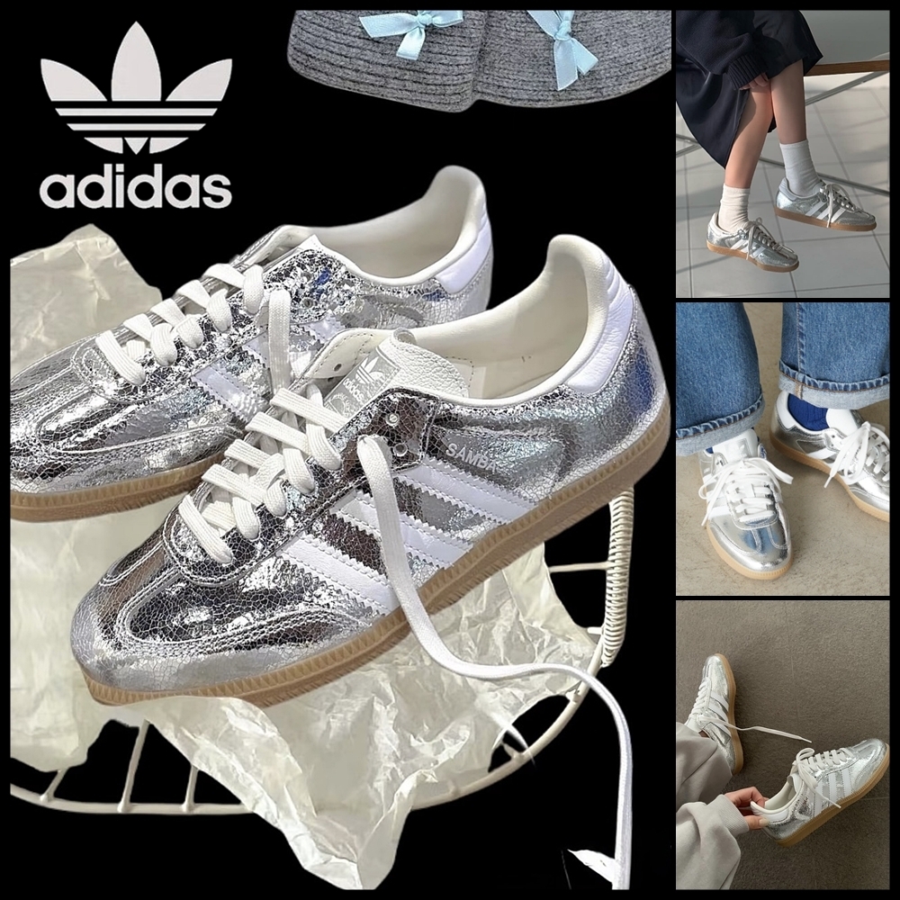 アディダス Originals SAMBA OG Silver Metallic Women