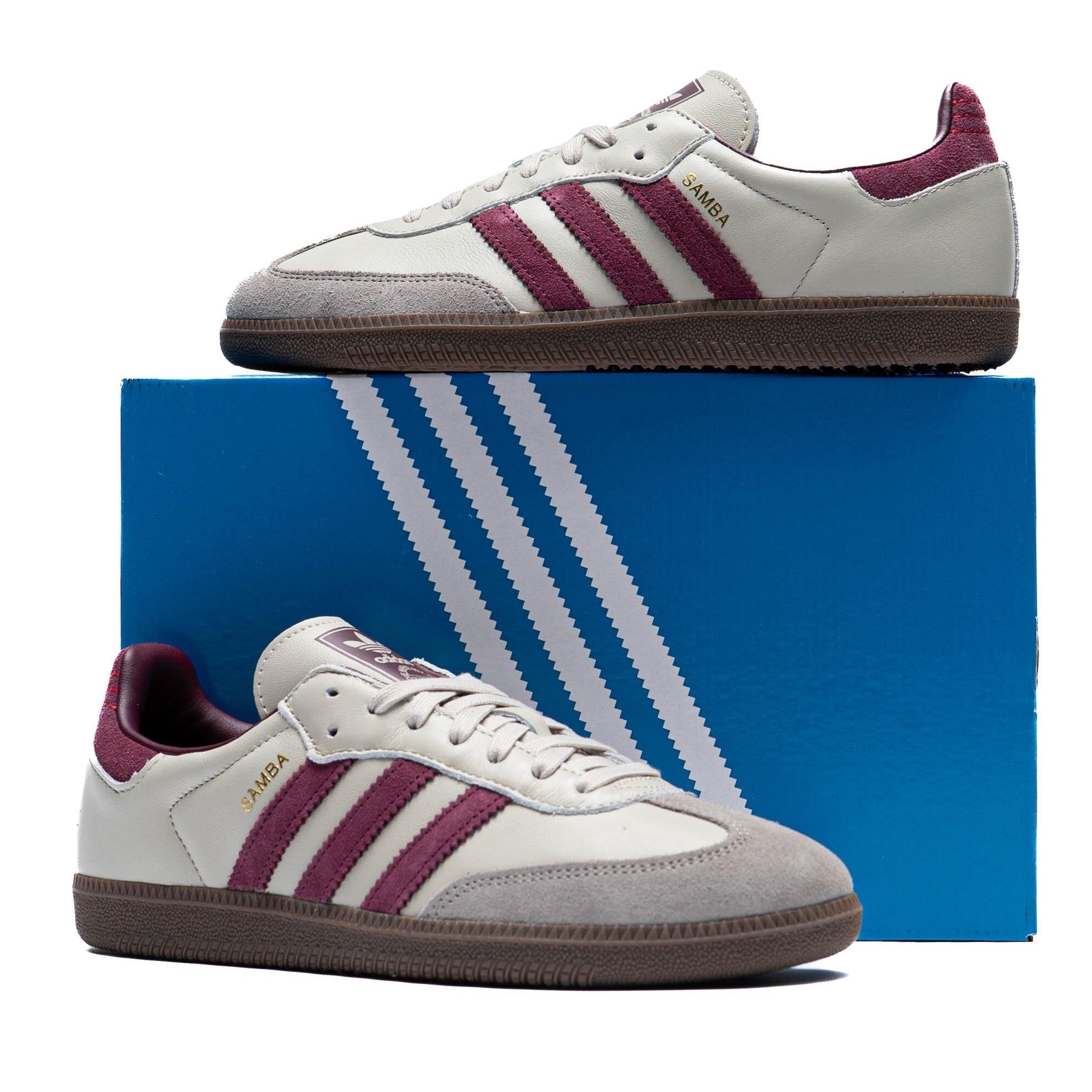 【アディダス Originals】Samba OG Putty Grey Maroon