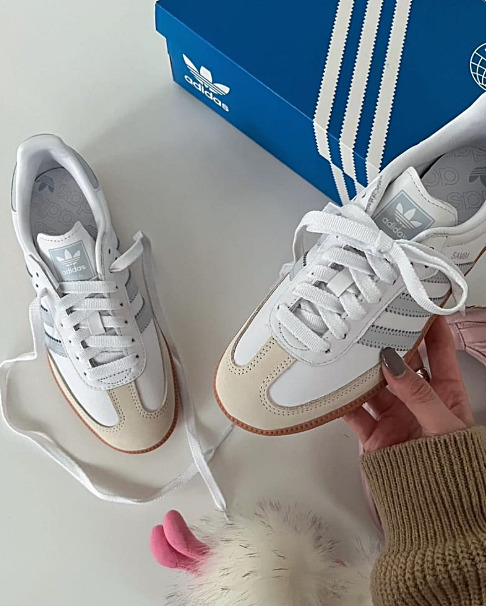 アディダス originals Samba OG Cloud White Halo Blue