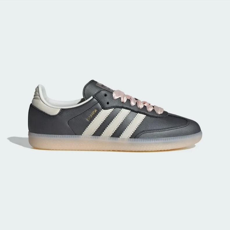 Adidas Samba OG Core Black Off Whiteサンバ リボンレース★
